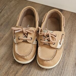 Sperry Kids Tan Dress Shoes